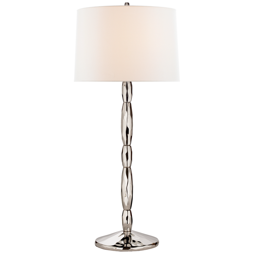 Visual Comfort & Co. Hollis Large Table Lamp Table Lamps Visual Comfort & Co. Polished Nickel  