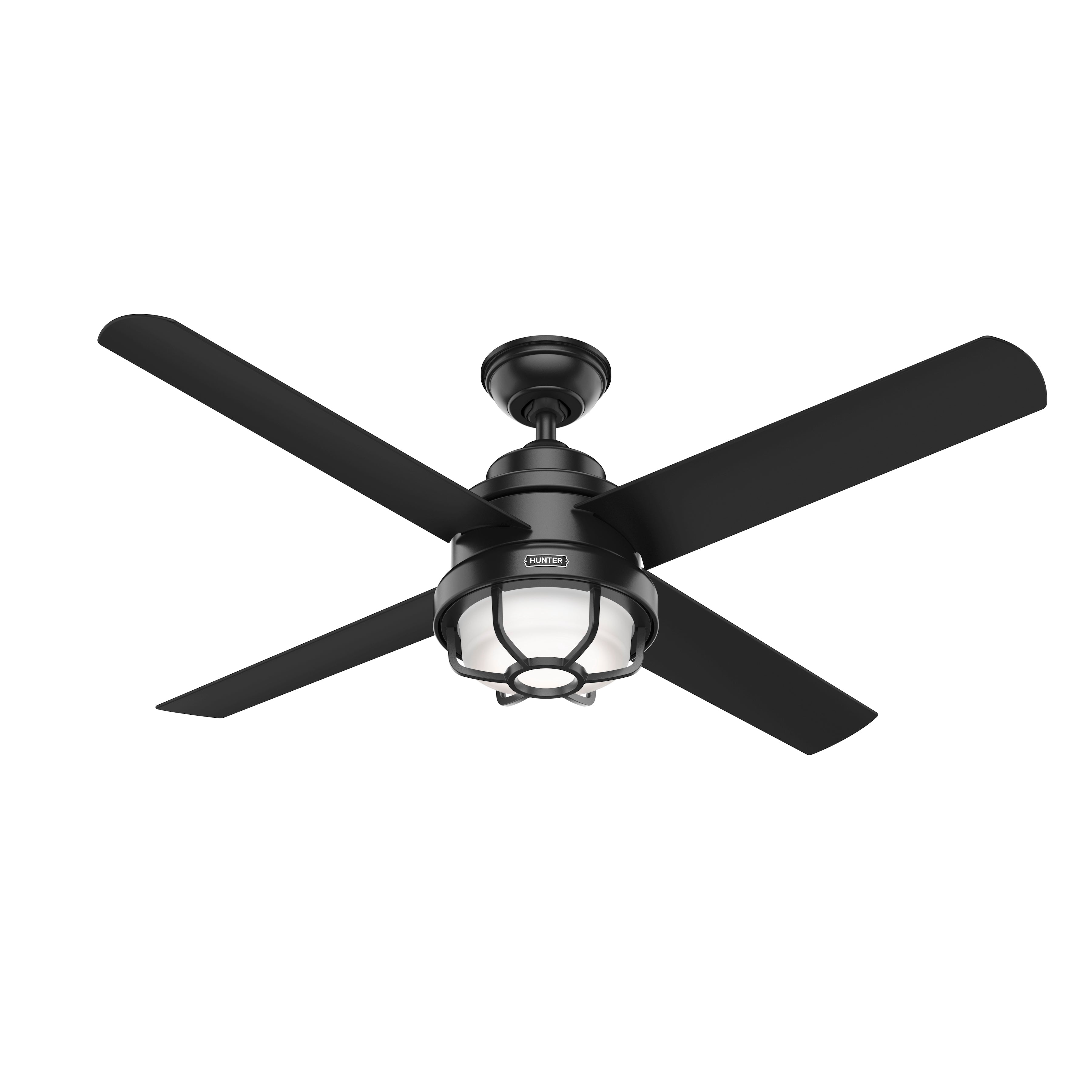 Hunter 54 inch Searow Indoor / Outdoor Ceiling Fan with LED Light Kit and Wall Control Ceiling Fan Hunter   