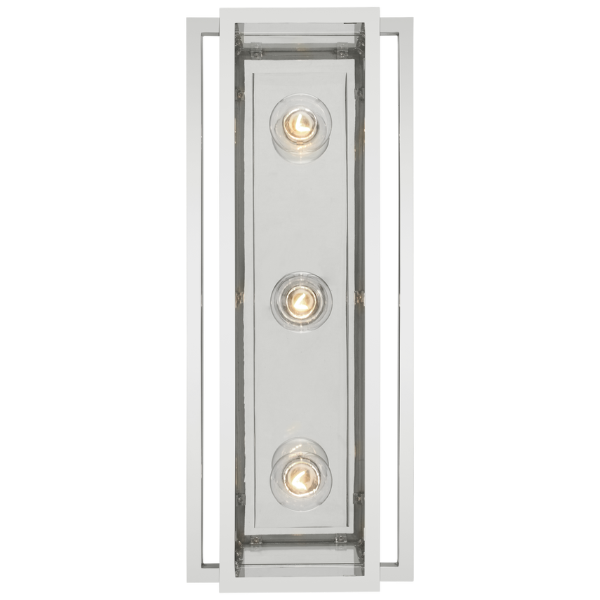 Visual Comfort & Co. Halle 18" Vanity Light Wall Sconces Visual Comfort & Co. Bronze and Hand-Rubbed Antique Brass  