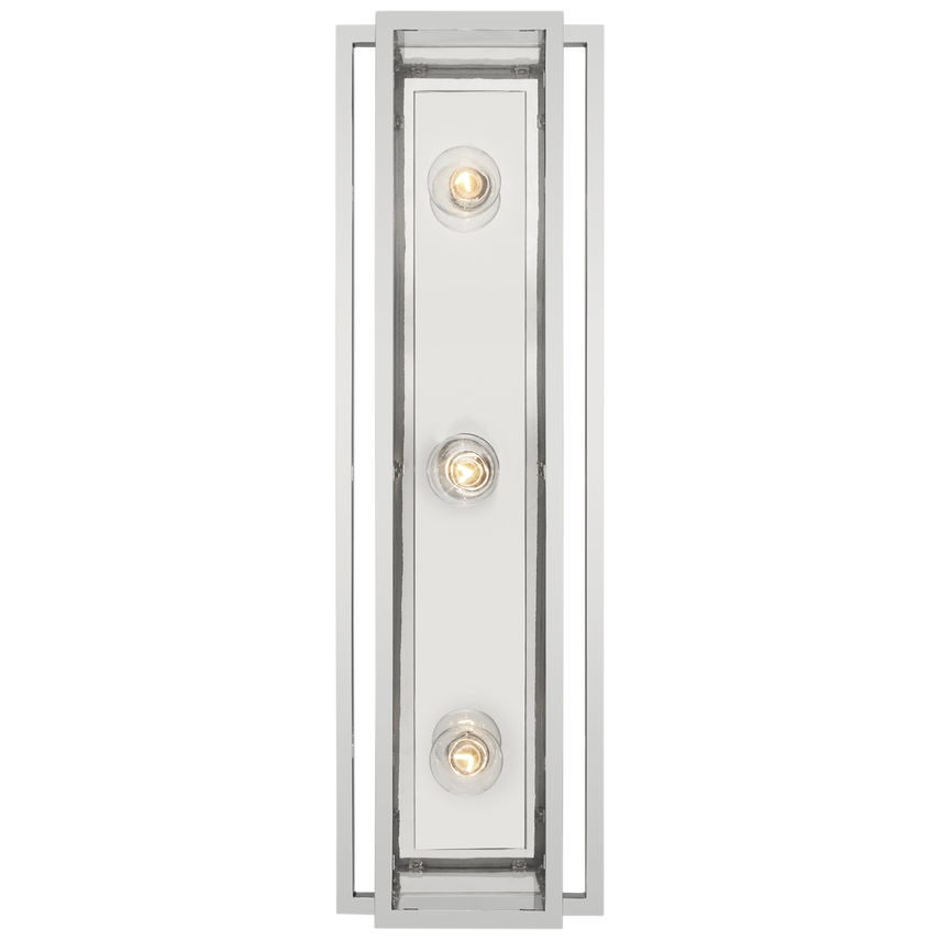 Visual Comfort & Co. Halle 24" Vanity Light Wall Sconces Visual Comfort & Co. Bronze and Hand-Rubbed Antique Brass  