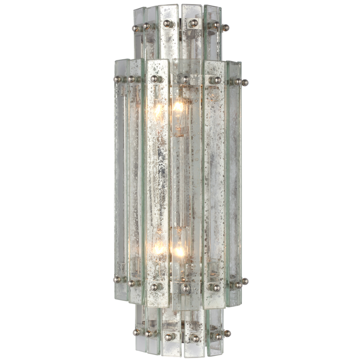 Visual Comfort & Co. Cadence Small Tiered Sconce Wall Sconces Visual Comfort & Co. Hand-Rubbed Antique Brass  