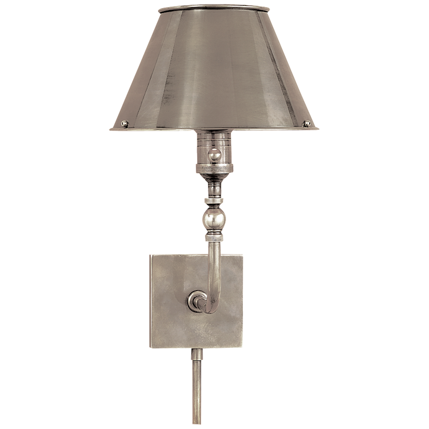 Visual Comfort & Co. Swivel Head Wall Lamp Wall Lights Visual Comfort & Co. Antique Nickel  