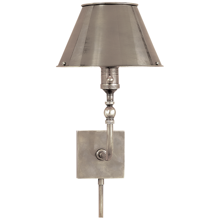 Visual Comfort & Co. Swivel Head Wall Lamp Wall Sconces Visual Comfort & Co. Antique Nickel  