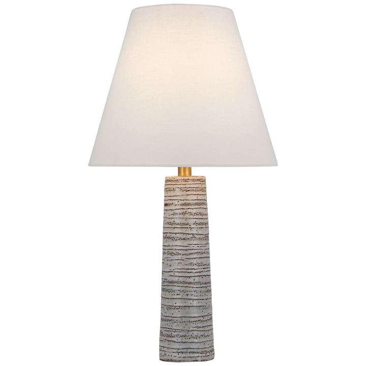 Visual Comfort & Co. Gates Medium Column Table Lamp Table Lamps Visual Comfort & Co. Malt White Dust  