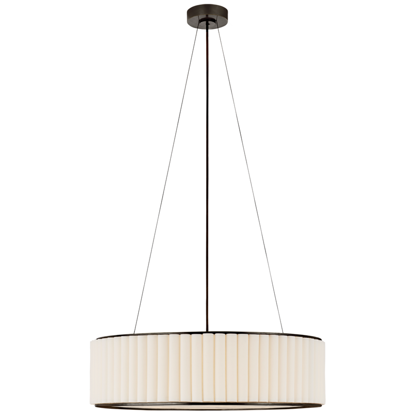 Visual Comfort & Co. Palati Large Hanging Shade Chandeliers Visual Comfort & Co. Bronze  