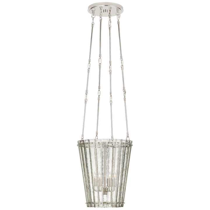 Visual Comfort & Co. Cadence Small Tall Chandelier Chandeliers Visual Comfort & Co. Hand-Rubbed Antique Brass  