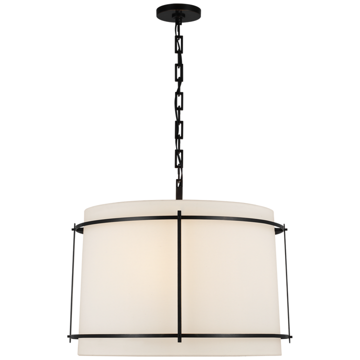 Visual Comfort & Co. Callaway Large Hanging Shade Chandeliers Visual Comfort & Co. Bronze  