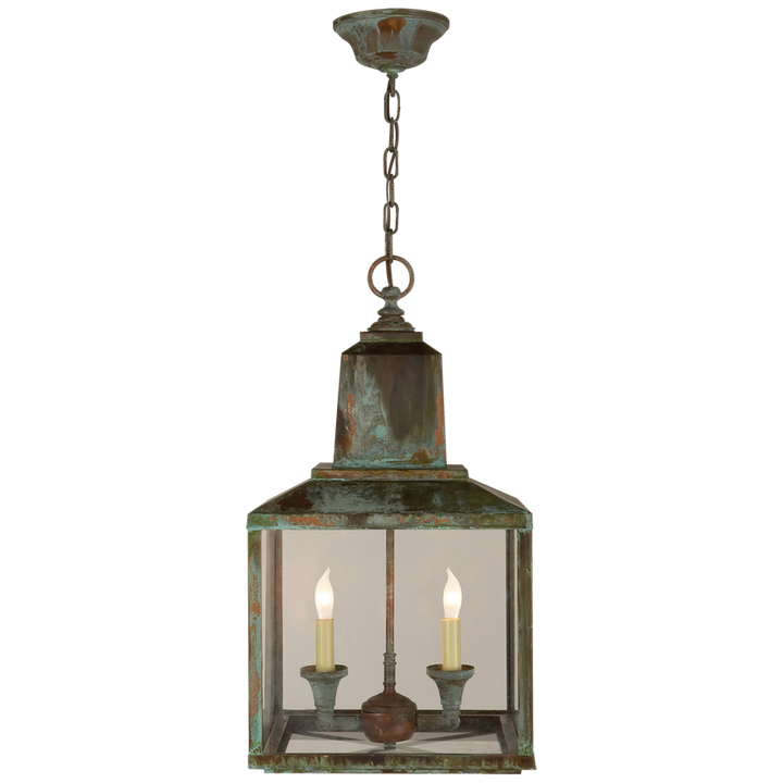 Visual Comfort & Co. Brantley Lantern Pendants Visual Comfort & Co. Verdigris  