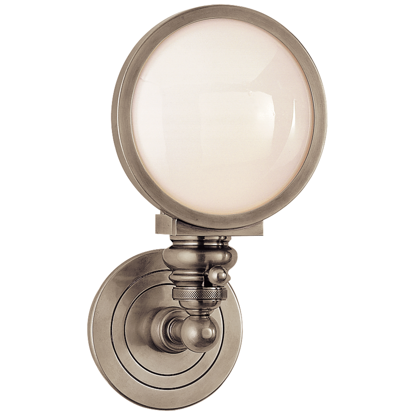 Visual Comfort & Co. Boston Head Light Sconce Wall Sconces Visual Comfort & Co. Antique Nickel  