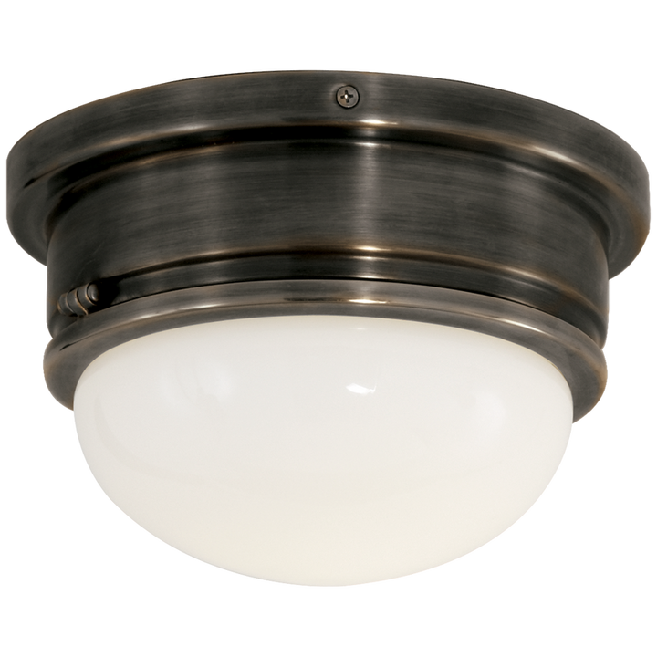 Visual Comfort & Co. Marine Medium Flush Mount Ceiling Flush Mounts Visual Comfort & Co. Bronze  