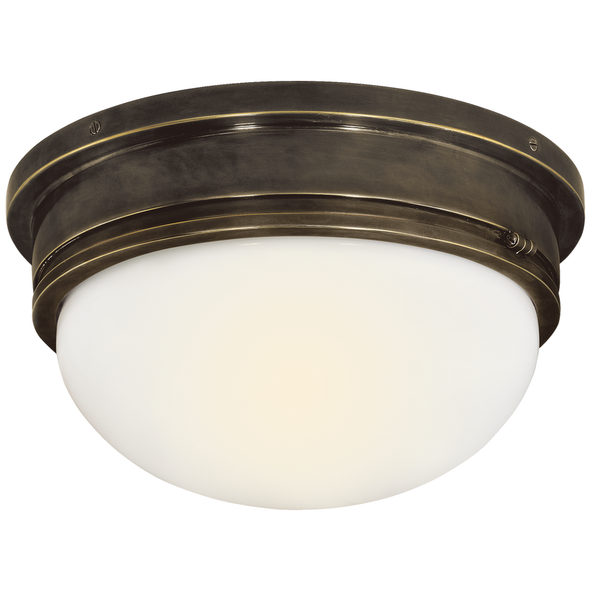 Visual Comfort & Co. Marine Large Flush Mount Ceiling Flush Mounts Visual Comfort & Co. Bronze  