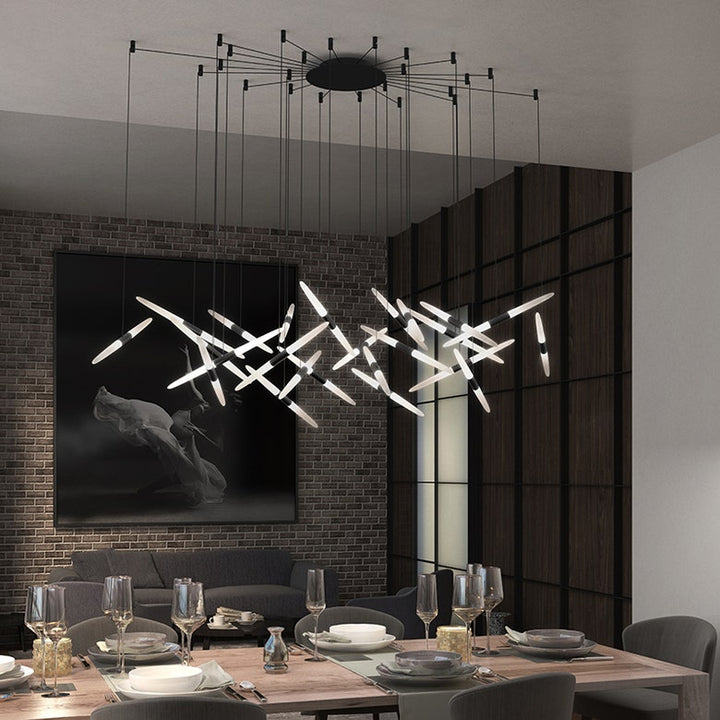 Sonneman 9-Light Swag LED Pendant Pendants Sonneman   