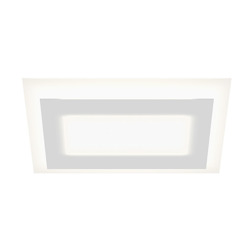Sonneman Offset™ 24" Rectangle LED Surface Mount Semi-Flush Mount Sonneman   