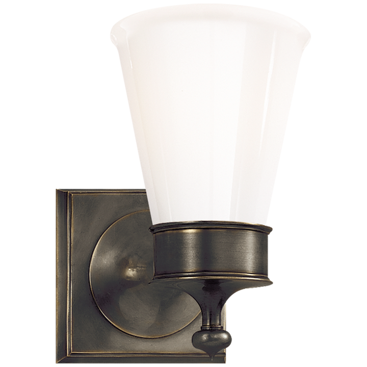 Visual Comfort & Co. Siena Single Sconce Wall Sconces Visual Comfort & Co. Bronze  