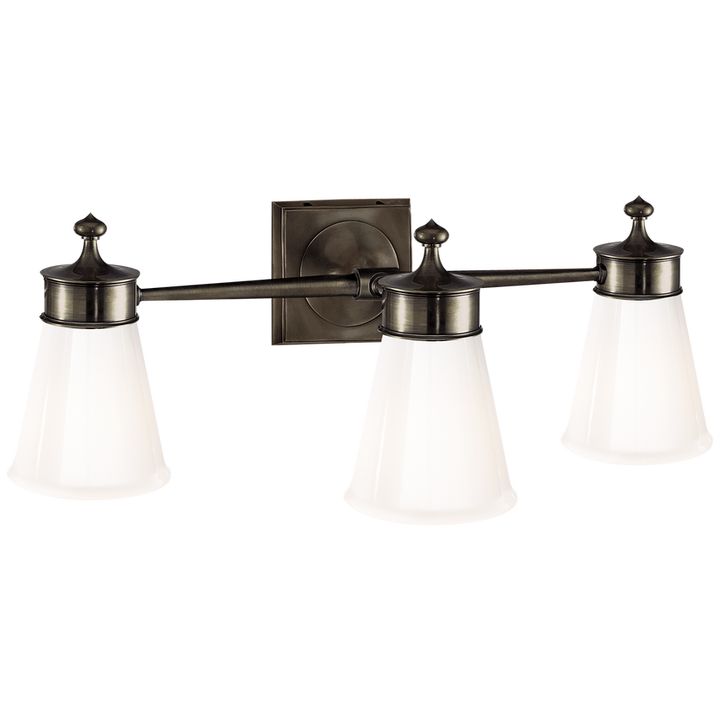 Visual Comfort & Co. Siena Triple Sconce Wall Sconces Visual Comfort & Co. Bronze  