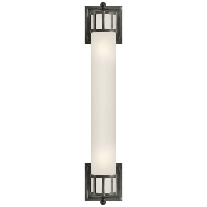 Visual Comfort & Co. Openwork Long Sconce Wall Sconces Visual Comfort & Co. Bronze  