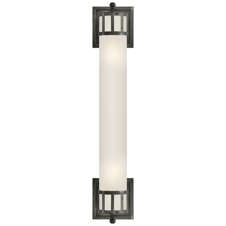 Visual Comfort & Co. Openwork Long Sconce Wall Sconces Visual Comfort & Co. Bronze  