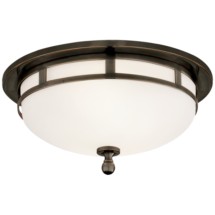 Visual Comfort & Co. Openwork Small Flush Mount Ceiling Flush Mounts Visual Comfort & Co. Bronze  