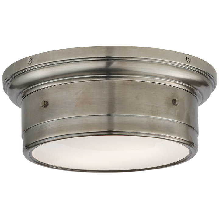 Visual Comfort & Co. Siena Small Flush Mount Ceiling Flush Mounts Visual Comfort & Co. Antique Nickel  