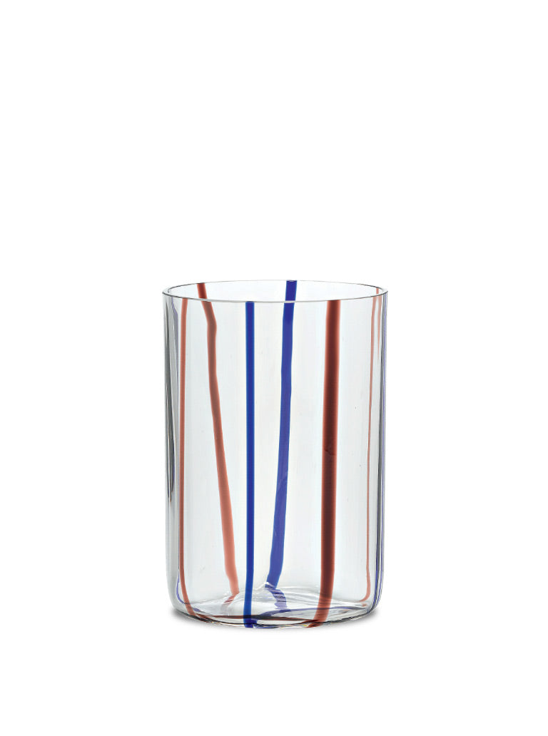 Zafferano America Tirache Tumbler (Set of 6) Glassware Zafferano America Amethyst  / Blue  