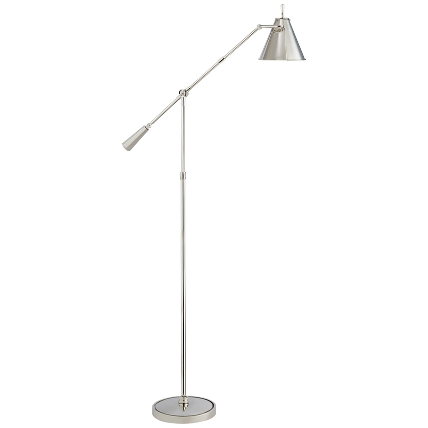 Visual Comfort & Co. Goodman Floor Lamp Floor Lamps Visual Comfort & Co. Bronze and Brass  