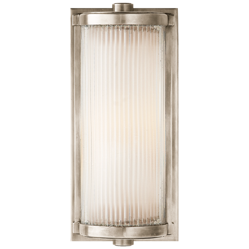 Visual Comfort & Co. Dresser Short Glass Rod Light Wall Sconces Visual Comfort & Co. Antique Nickel  