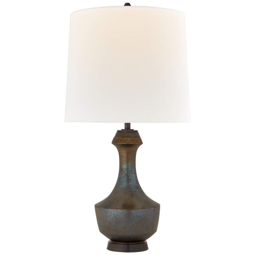 Visual Comfort & Co. Mauro Large Table Lamp Table Lamps Visual Comfort & Co. Crystal Bronze  