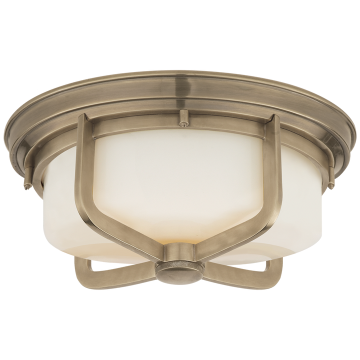 Visual Comfort & Co. Milton Large Flush Mount Ceiling Flush Mounts Visual Comfort & Co. Antique Nickel  