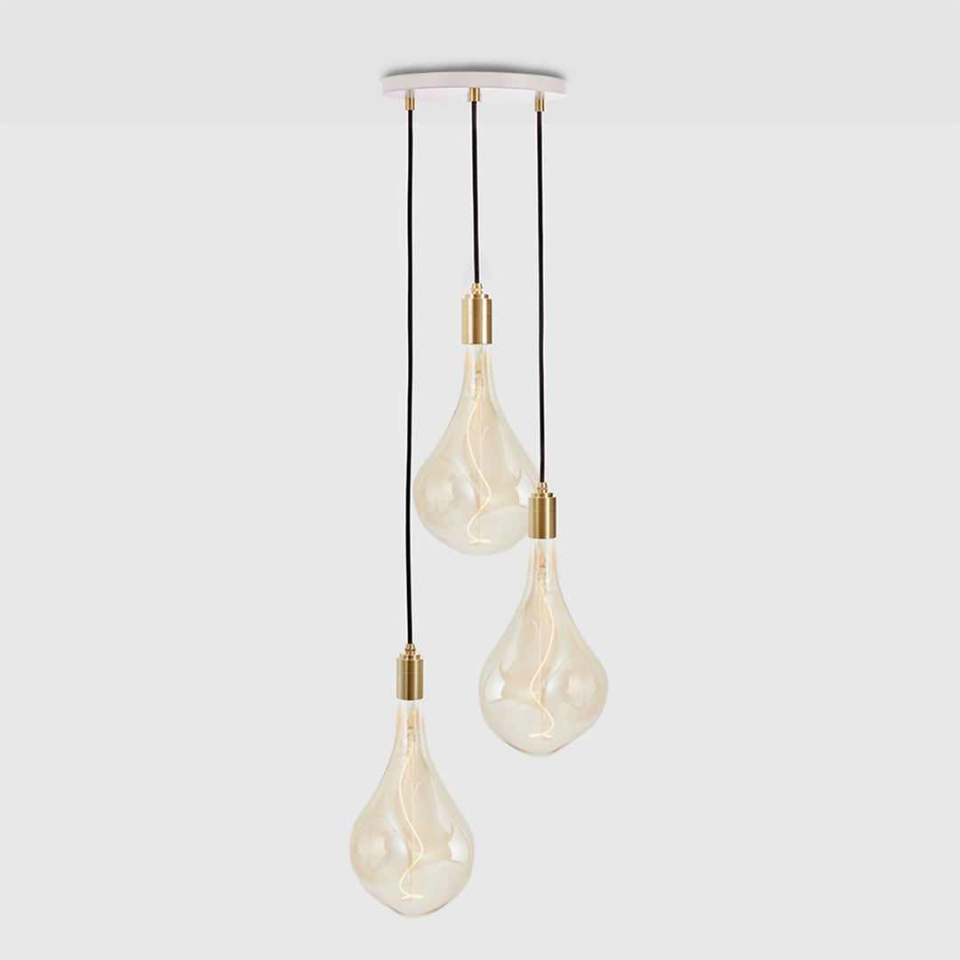 Tala Small Canopy Triple Pendant - Voronoi III - Model CP-SET-TRI-03-US