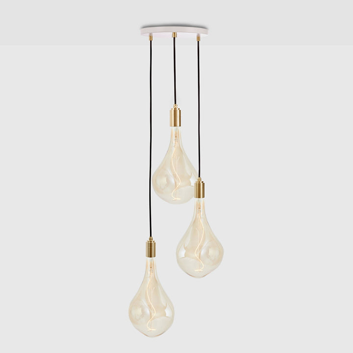 Tala Small Canopy Triple Pendant - Voronoi III - Model CP-SET-TRI-03-US