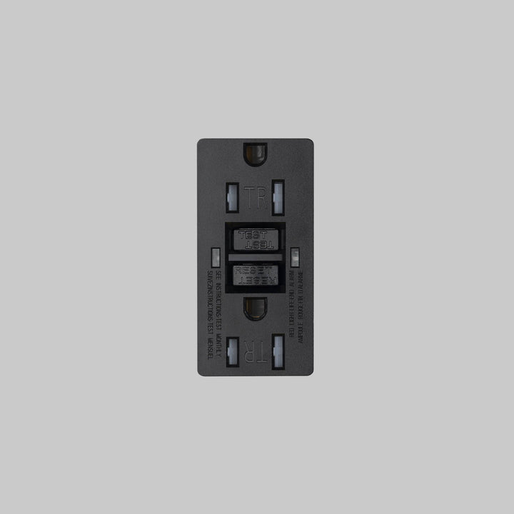 Buster + Punch Duplex GFCI Outlet Module Black