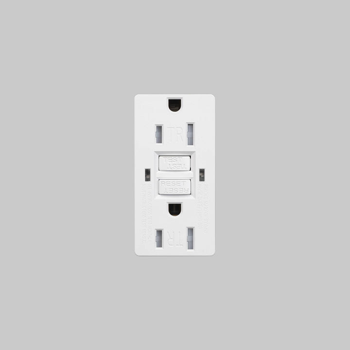 Buster + Punch Duplex GFCI Outlet Module White