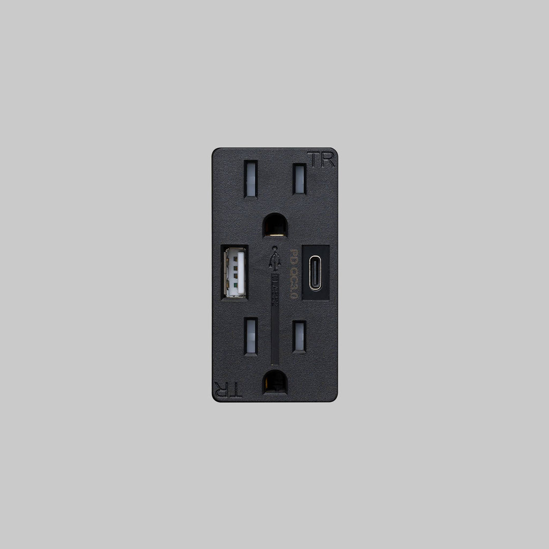 Buster + Punch DUPLEX OUTLET MODULE + 2 USB - A + C