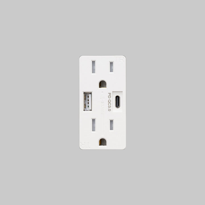 Buster + Punch DUPLEX OUTLET MODULE + 2 USB - A + C