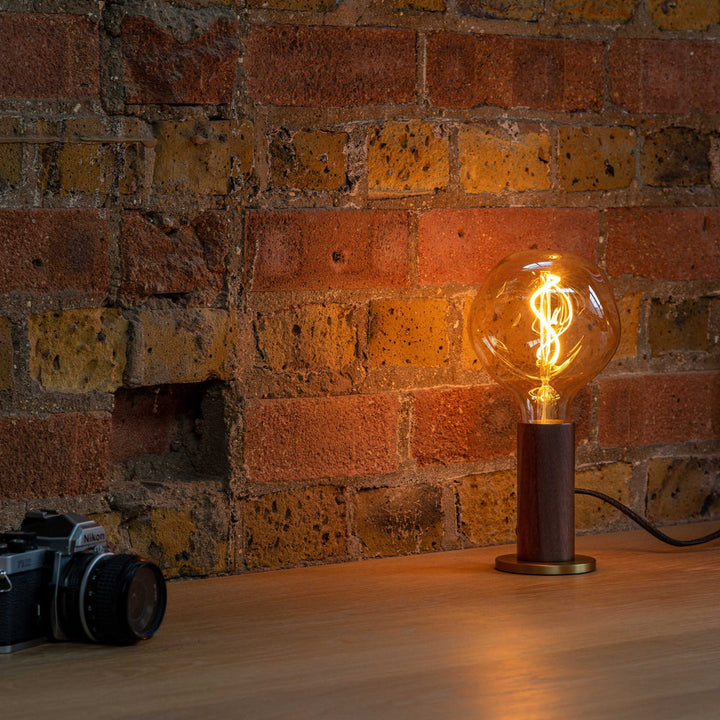 Tala Blackened Oak Knuckle Table Lamp - Model BLOAK-KT-01-US