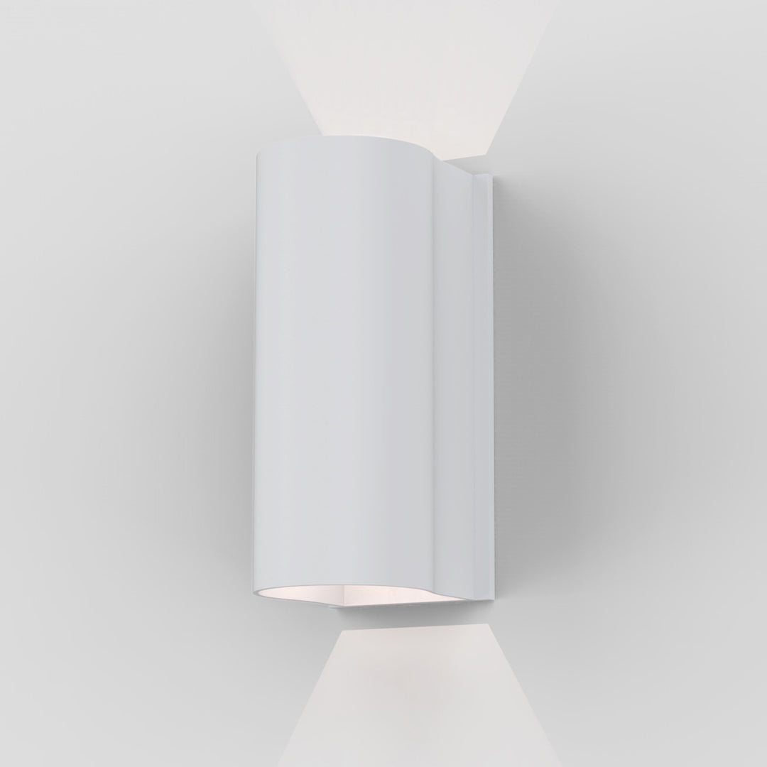 Astro Lighting Dunbar Wall Sconces Astro Lighting 5.16x4.33x10.04 Textured White Yes (Integral), COB LED