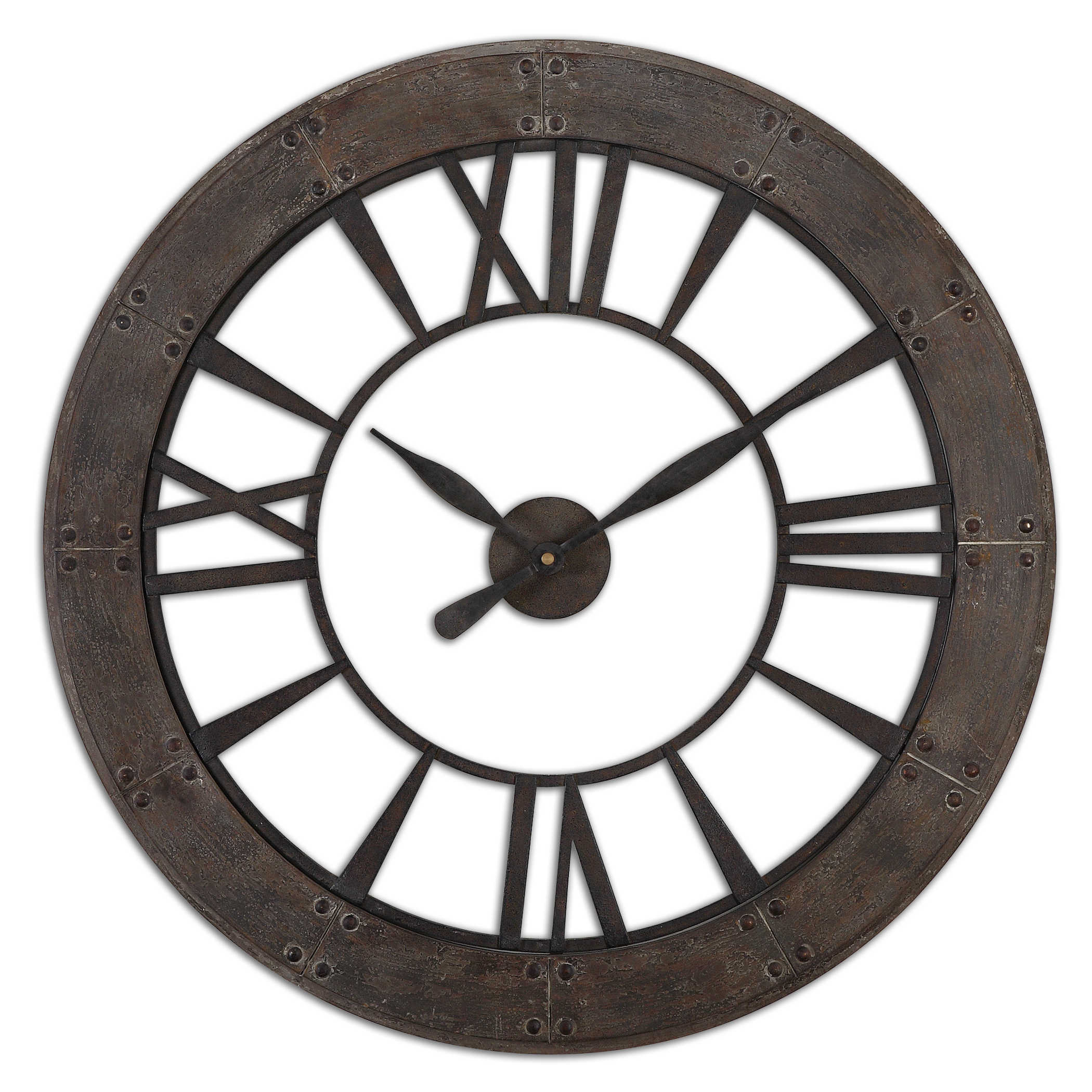 Uttermost Ronan Wall Clock Décor/Home Accent Uttermost FIR / METAL  