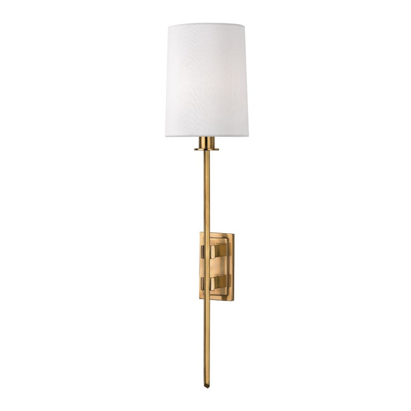 Fredonia - 1 LIGHT WALL SCONCE Wall Sconces Hudson Valley Lighting Aged Brass  