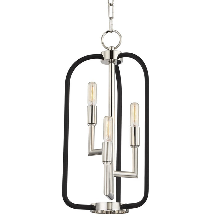 ANGLER - 3 LIGHT CHANDELIER Chandeliers Hudson Valley Lighting Polished Nickel  