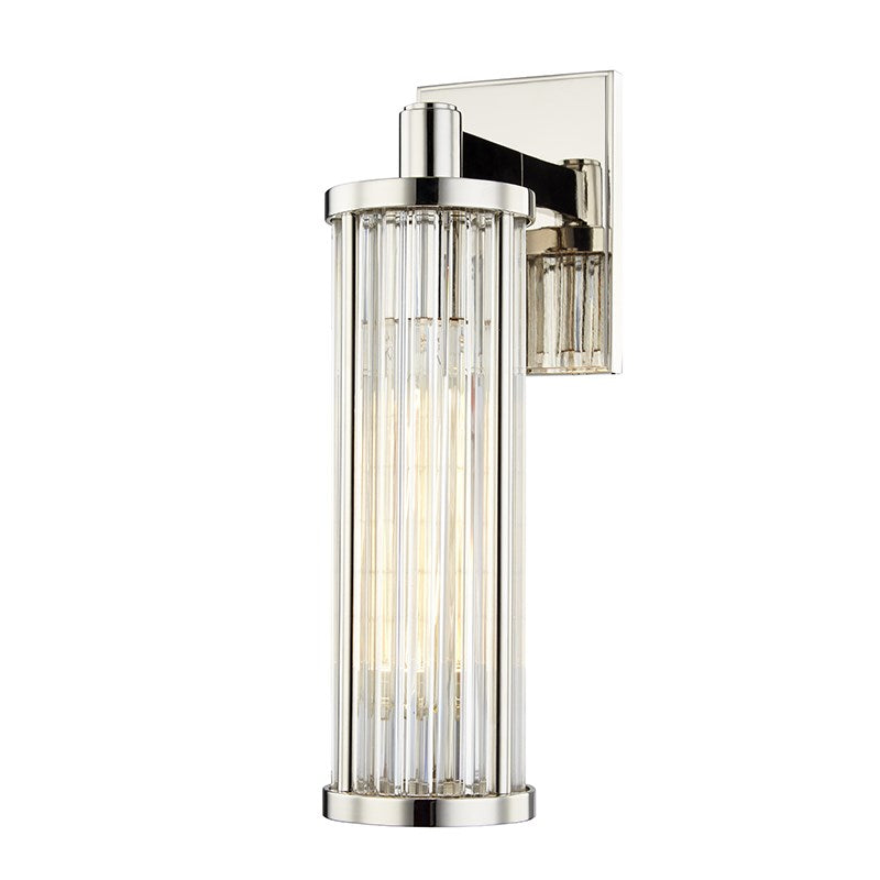 MARLEY - 1 LIGHT WALL SCONCE Wall Sconces Hudson Valley Lighting Polished Nickel  