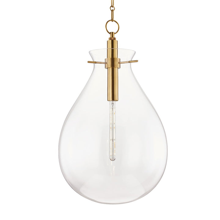 Hudson Valley 1 LIGHT LARGE PENDANT BKO103