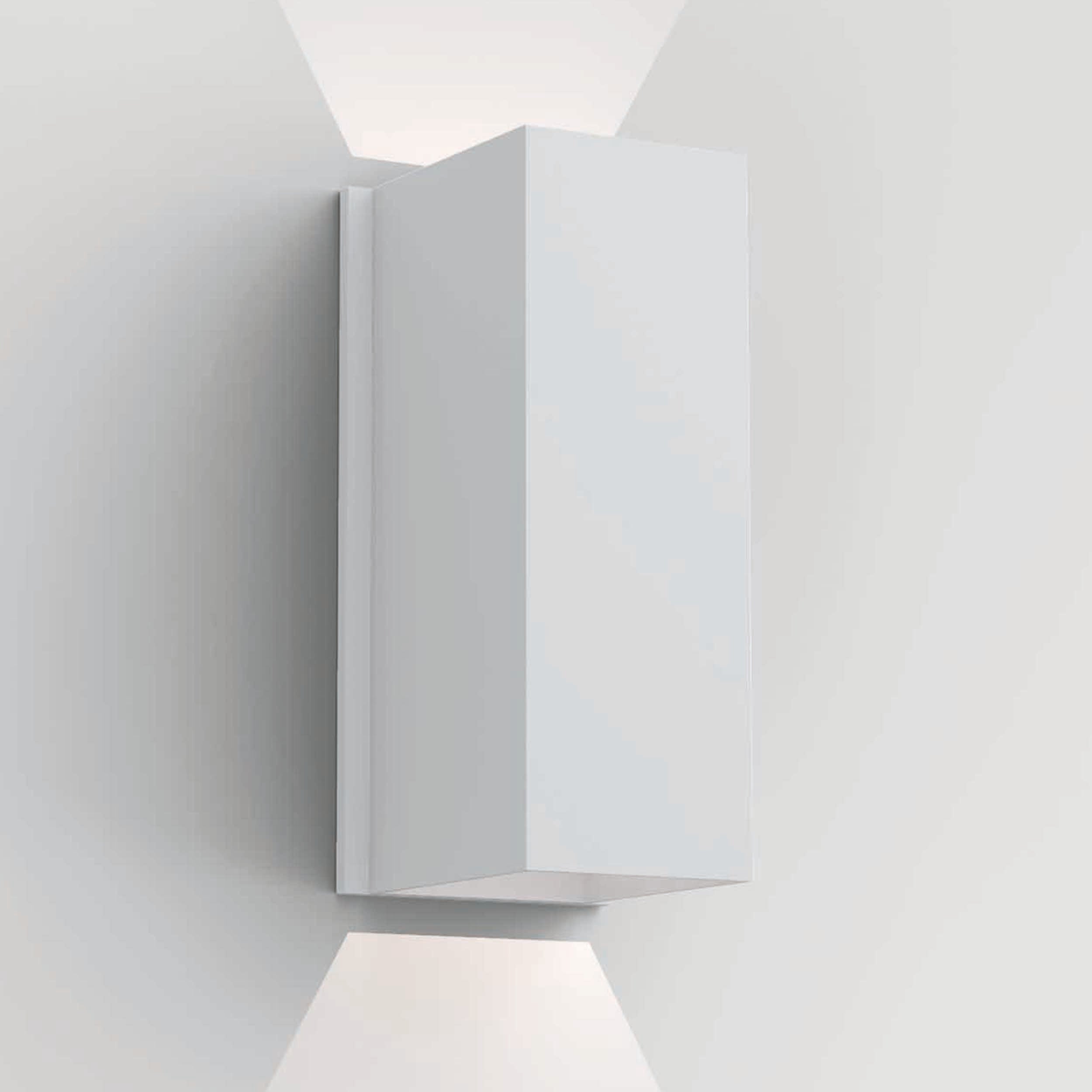 Astro Lighting Oslo Wall Light Fixtures Astro Lighting 4.57x4.33x10.04 Textured White Yes (Integral), COB LED