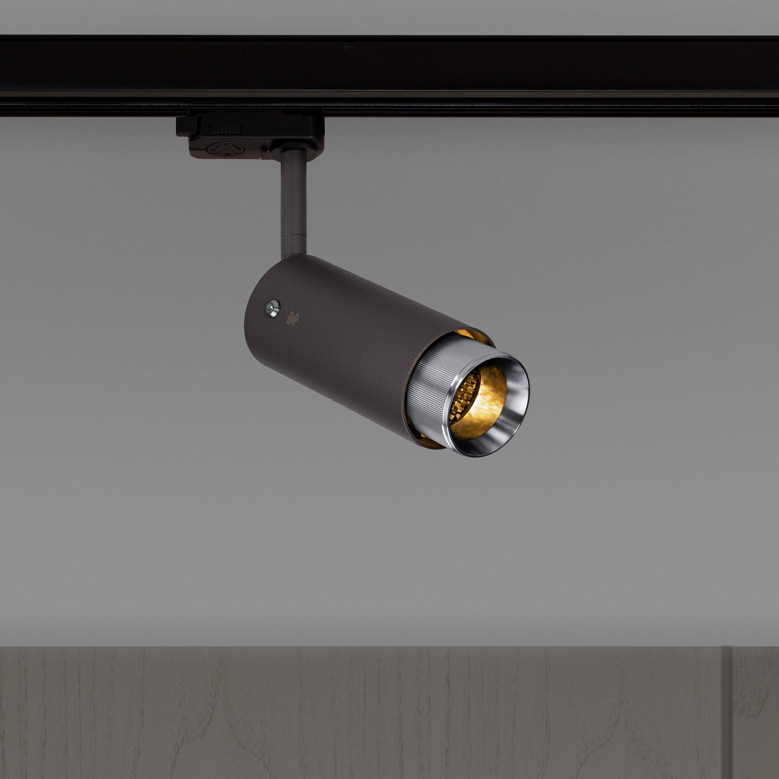 Buster + Punch Exhaust Track Flush Mount Ceiling Light Buster + Punch Graphite & Steel  