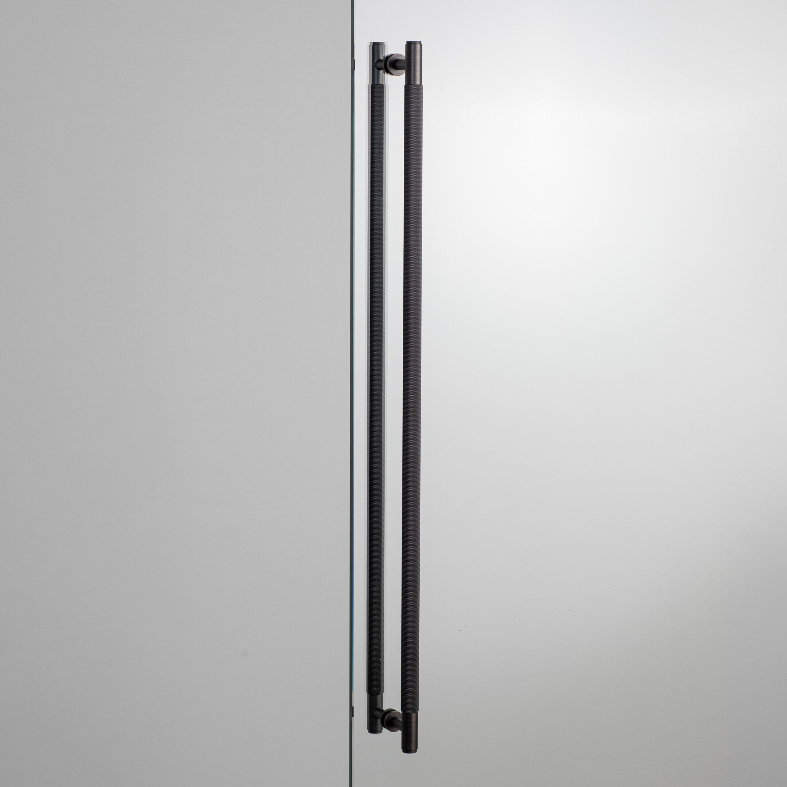 Buster + Punch 30.5 inch Double-sided Cross Knurl Closet Bar Hardware Buster + Punch Smoked Bronze  
