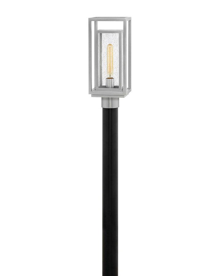 OUTDOOR REPUBLIC Post Top Lantern Pier & Post Mount Lights Maxim Satin Nickel 6.0x7.0x17.0