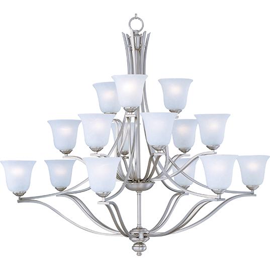 Maxim Madera 15-Light Chandelier 10178 Chandeliers Maxim Silver  