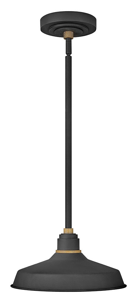FOUNDRY CLASSIC-Pendant Barn Light Outdoor Light Fixture l Hanging Hinkley Textured Black  