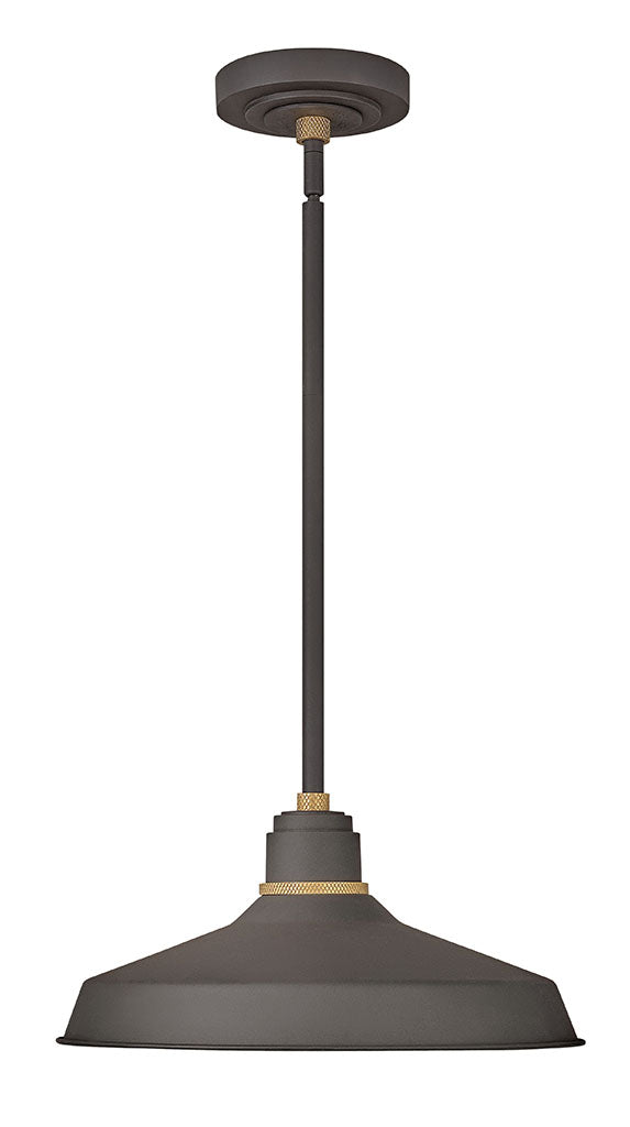 OUTDOOR FOUNDRY CLASSIC Barn Light Outdoor Hanging Lights Hinkley Museum Bronze 16.0x16.0x7.5 