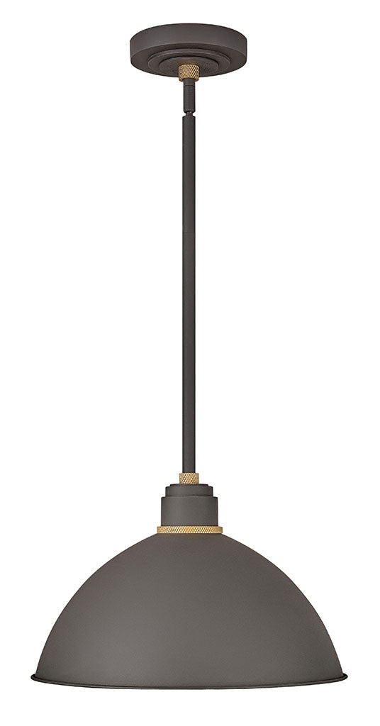 OUTDOOR FOUNDRY DOME Barn Light Outdoor l Wall Hinkley Museum Bronze 16.0x16.0x10.5 
