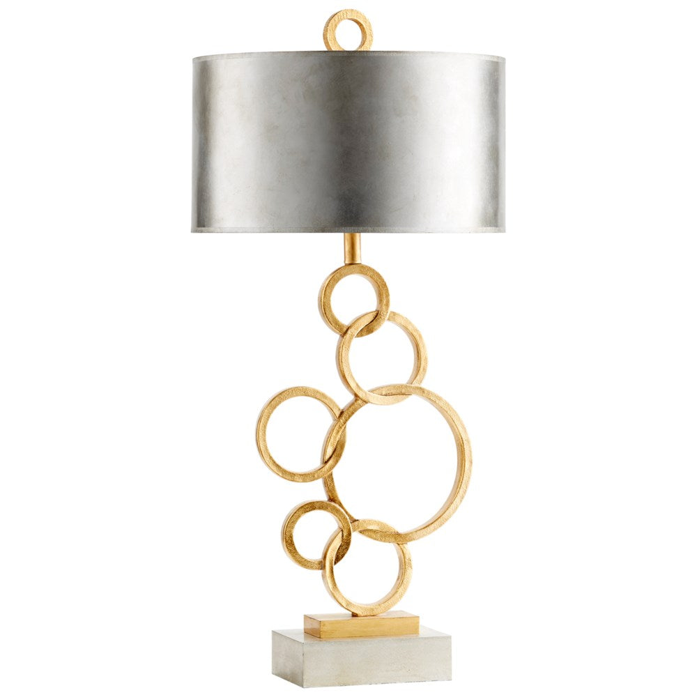 Cyan Design 10984 Cercles Table Lamp Lamp Cyan Design Silver and Gold  